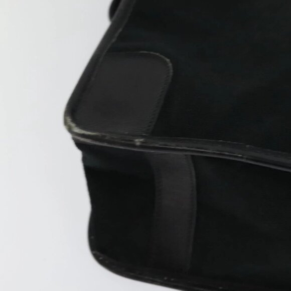 GUCCI GG Canvas Clutch Bag Black Gold Auth 119645 - Picture 4 of 15